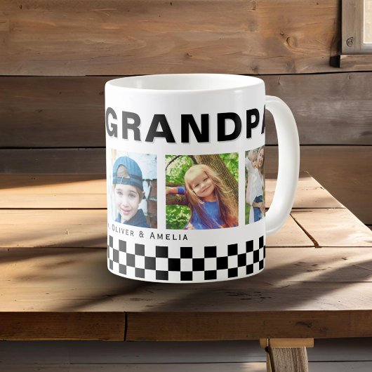 おじいちゃん大好き5枚の思い出 コーヒーマグカップ
