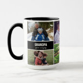 おじいちゃん家の写真コラージュ用マパーソナライズされたグ マグカップ (左)
