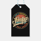 おじいちゃん専用クールパパパップおもしろいのような ギフトタグ (裏面)
