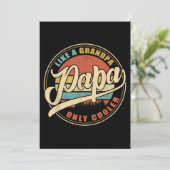 おじいちゃん専用クールパパパップおもしろいのような 招待状 (スタンド正面)