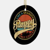 おじいちゃん専用クールレトロヴィンテージ セラミックオーナメント (右)