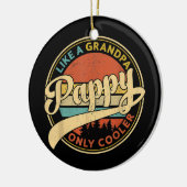 おじいちゃん専用クールレトロヴィンテージ セラミックオーナメント (左)