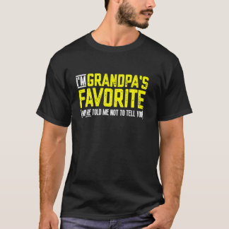 おじいちゃん思い出の面白い孫 Tシャツ