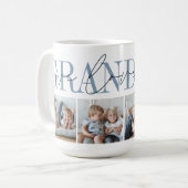 おじいちゃん愛してるよ4 Photo Collage コーヒーマグカップ (正面左)