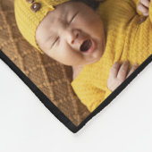 おじいちゃん愛してる | モダンハート写真のコラージュ フリースブランケット (角)