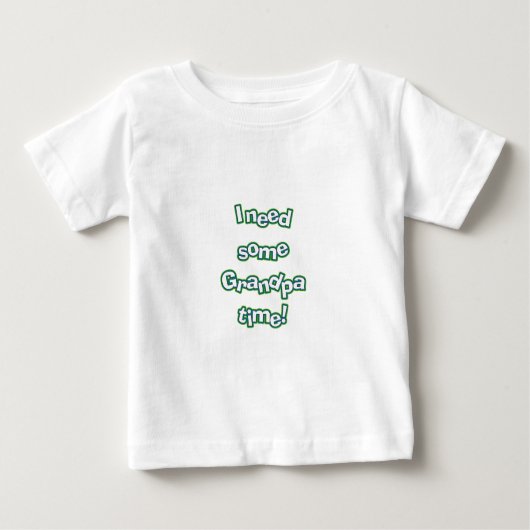 おじいちゃん時間 ベビーTシャツ (正面)