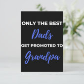 おじいちゃん最高のに昇進するパパは1人 サンキューカード (スタンド正面)