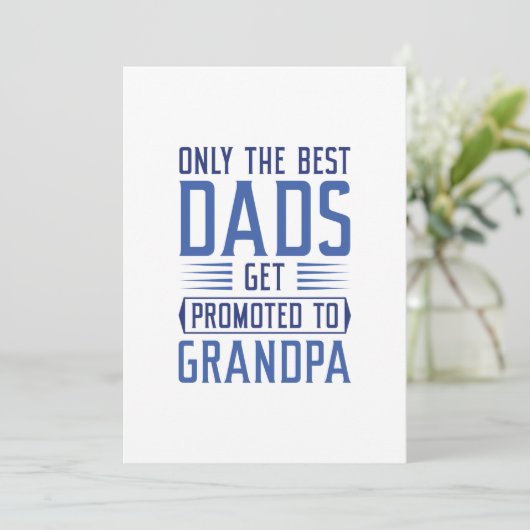 おじいちゃん最高のに昇進するパパは1人 サンキューカード (スタンド正面)