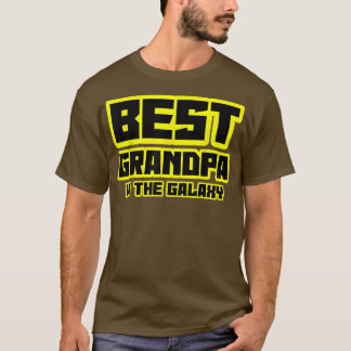 おじいちゃん最高の銀河系パパパパPapa Sci Fi F Tシャツ