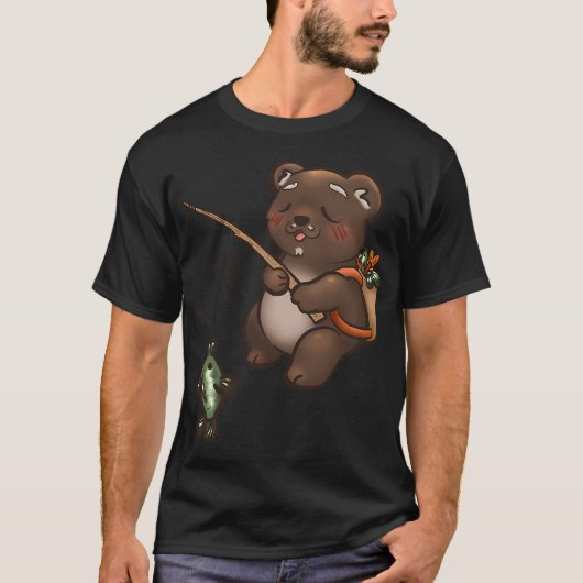 おじいちゃん熊 Tシャツ (正面)