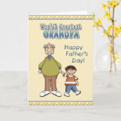 おじいちゃん父のデイカード カード (黄色い花)