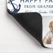 おじいちゃん父の日フォトコラージュ マウスパッド (コーナー)