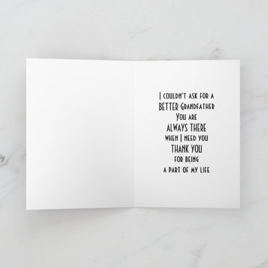 おじいちゃん父の日 カード (内部)