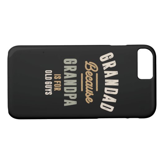 おじいちゃん爺ちゃんは年老いた人のためだから – 父 Case-Mate iPhoneケース (裏面(横))