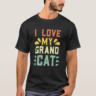 おじいちゃん猫 おばあちゃん 猫好き ギャラリー Tシャツ