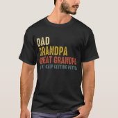 おじいちゃん用の父の日Tシャツ Tシャツ (正面)