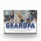 おじいちゃん男の神話の伝説フォトブロック フォトブロック (正面)