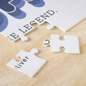 おじいちゃん男の神話の伝説3写真ジグソーパズル ジグソーパズル (側面)