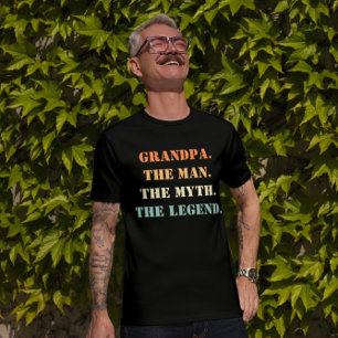 おじいちゃん神話の伝説の父の日 Tシャツ