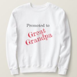 「おじいちゃん素晴らしに昇進」 スウェットシャツ