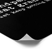 おじいちゃん素晴らしパおもしろい父親の日グ素晴らしラン ポスター (角)