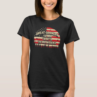 おじいちゃん素晴らし男の神話の悪い影響M Tシャツ