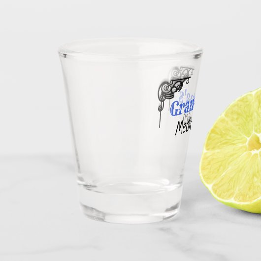 おじいちゃん薬かわいおもしろいい薬の薬 ショットグラス (左)