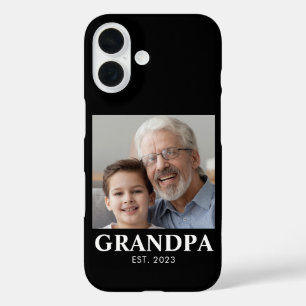 おじいちゃん記念日フォト iPhone 16ケース