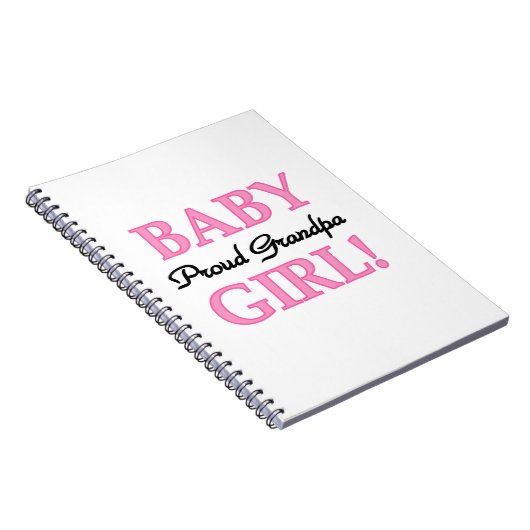 おじいちゃん誇りを持ったベビーガールギフト ノートブック (右側)
