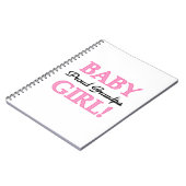 おじいちゃん誇りを持ったベビーガールギフト ノートブック (左側)