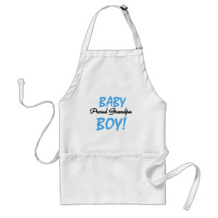 おじいちゃん誇りを持った男の赤ちゃんTシャツ&ギフト スタンダードエプロン