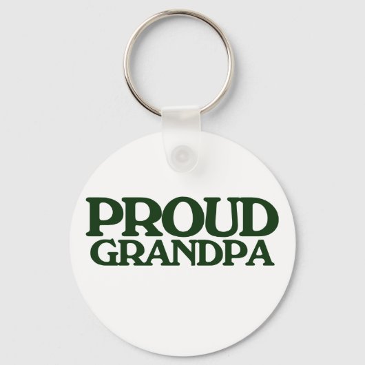 おじいちゃん誇りを持った キーホルダー (正面)