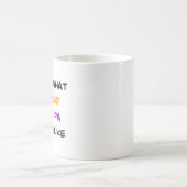 おじいちゃん誇りを持った。 コーヒーマグカップ (中央)