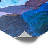 おじいちゃん読の本を持った老人 ポスター (角)