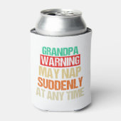 おじいちゃん警告の5月昼寝が突然いつでも 缶クーラー (缶正面)