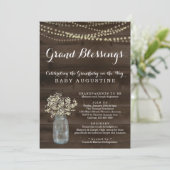 おじいちゃん、おばあちゃん、おばあちゃんシャワー 招待状 (スタンド正面)