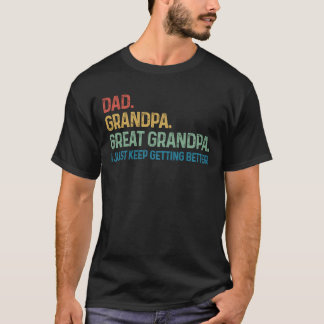 おじいちゃん ひいおじいちゃん さらにおじいちゃんになる Tシャツ