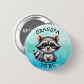 おじいちゃん |ウッドランドの生き物の赤ちゃんシャワー 缶バッジ (正面&裏面)