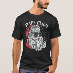 おじいちゃん パパ クラウス サンタ 面白い クリスマス パジャマ Tシャツ