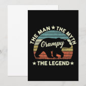 おじいちゃん ベア 伝説の男 招待状 (正面/裏面)