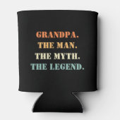 おじいちゃん 伝説の男 最高の祖父 祖父の日 缶クーラー (裏面)