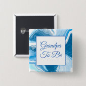 おじいちゃん |少年の赤ちゃんシャワーボタン 缶バッジ (正面&裏面)