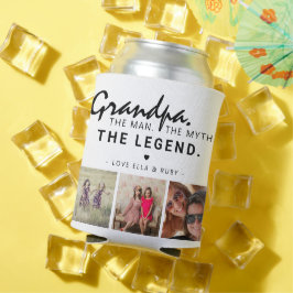 おじいちゃん。男だ。神話。伝説。3枚 缶クーラー