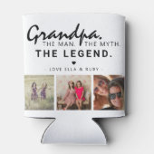 おじいちゃん。男だ。神話。伝説。3枚 缶クーラー (裏面)