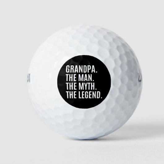 おじいちゃん/祖父ギフト ゴルフボール (正面)