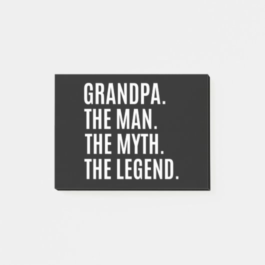 おじいちゃん/祖父ギフト ポストイット (正面)