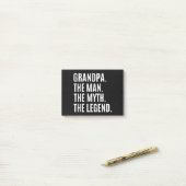 おじいちゃん/祖父ギフト ポストイット (デスク上)