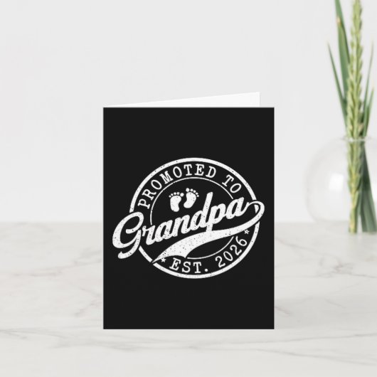 おじいちゃん 2026 発表 おじいちゃんに昇格 カード (正面)