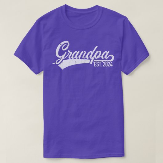 おじいちゃんest 2024祖父になるために tシャツ (デザイン正面)