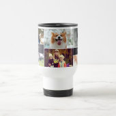 おじいパーソナライズされたちゃんフォトコラージュチャルクボード トラベルマグ (中央)